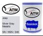 Preview: Jeep, Silver Gray Metallic, SN / NSN / 348: 500ml Lackdose, von ATW Autoteile West.